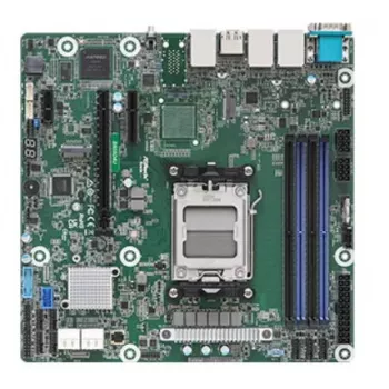 Placa base ASRock B650D4U micro ATX servidor AMD B650 Express Socket AM5 DDR5, 4x DIMM, 32GB, 2x LAN, IPMI, 4x SATA III, M.2