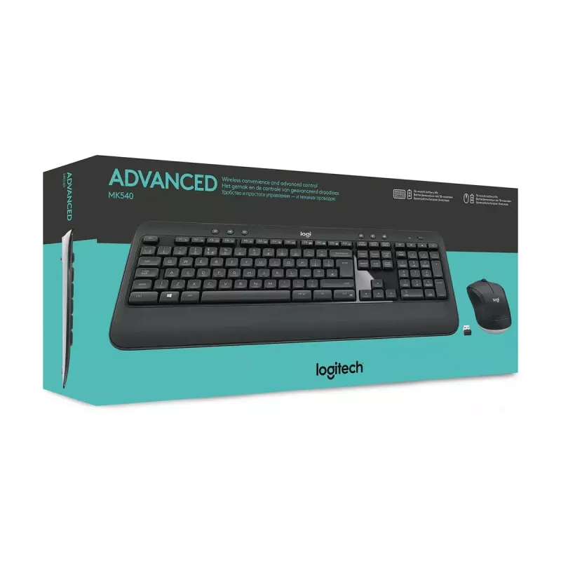 Conjunto de teclado y ratón inalámbricos LOGITECH Mk540 Advanced - Azerty belga