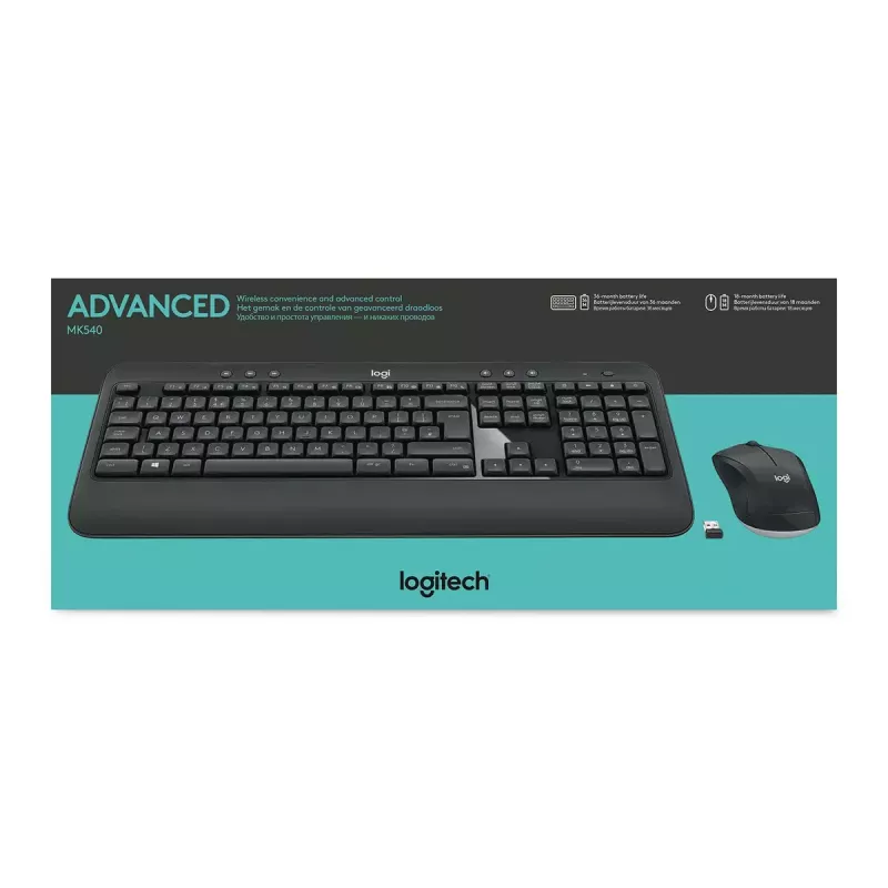 Conjunto de teclado y ratón inalámbricos LOGITECH Mk540 Advanced - Azerty belga
