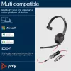 Auriculares HP Poly Blackwire 5210 monoaurales USB-C + conector de 3,5 mm + adaptador USB-C/A (Bulk)