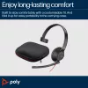 Auriculares HP Poly Blackwire 5210 monoaurales USB-C + conector de 3,5 mm + adaptador USB-C/A (Bulk)