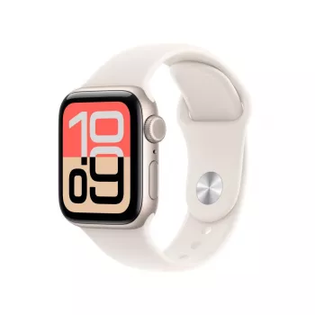 APPLE Watch SE 3 GPS + Cellular 40mm Caja de aluminio Starlight con correa deportiva Starlight M/L