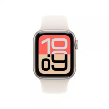 APPLE Watch SE 3 GPS + Cellular 40mm Caja de aluminio Starlight con correa deportiva Starlight M/L