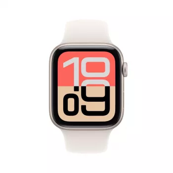 APPLE Watch SE 3 GPS + Cellular 44mm Caja de aluminio Starlight con correa deportiva Starlight M/L
