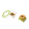 EMSA CLIP & GO XL Fiambrera 1,3 L Verde, Transparente 1 ud.