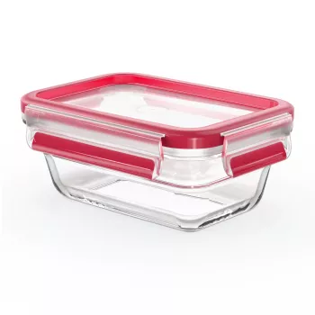 EMSA CLIP & CLOSE N10405 Recipiente rectangular 0,8 l transparente, 1 ud.