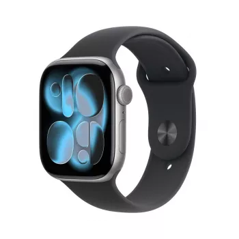 APPLE Watch Series 11 GPS 46mm Caja de aluminio Space Grey con correa deportiva negra S/M