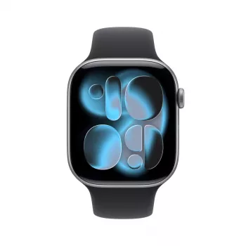 APPLE Watch Series 11 GPS 46mm Caja de aluminio Space Grey con correa deportiva negra S/M