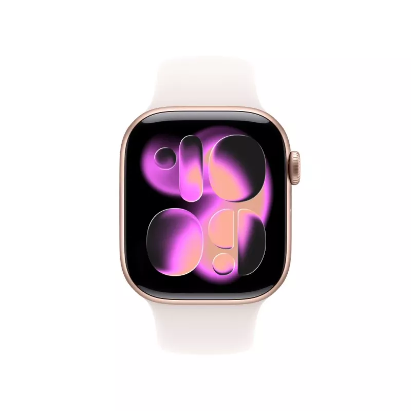 APPLE Watch Series 11 GPS + Cellular 42mm Caja de aluminio oro rosa con correa deportiva Light Blush S/M