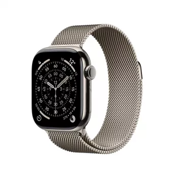 APPLE Watch Series 11 GPS + Cellular 42 mm Caja de titanio natural con Milanese Loop natural