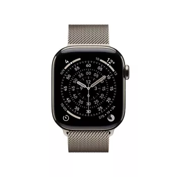 APPLE Watch Series 11 GPS + Cellular 42 mm Caja de titanio natural con Milanese Loop natural