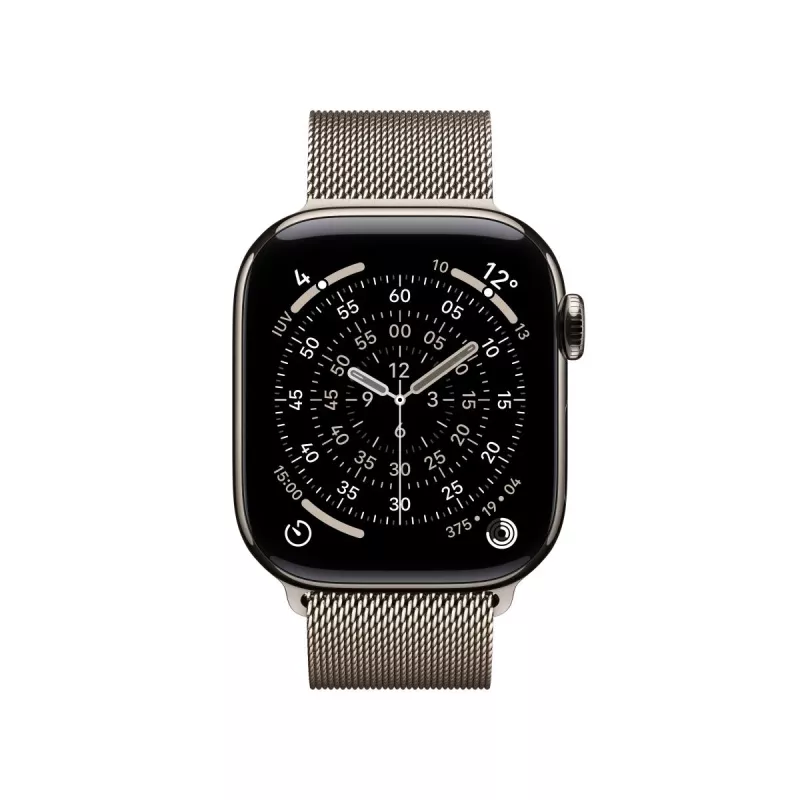 APPLE Watch Series 11 GPS + Cellular 42 mm Caja de titanio natural con Milanese Loop natural