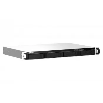 NAS QNAP TS-464eU Rack (1U) Intel® Celeron® N5095 8 GB DDR4 0 TB QNAP Turbo System aluminio, negro