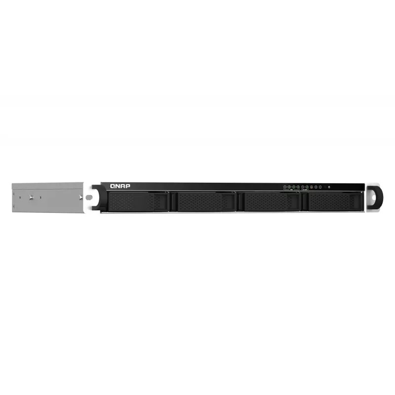 NAS QNAP TS-464eU Rack (1U) Intel® Celeron® N5095 8 GB DDR4 0 TB QNAP Turbo System aluminio, negro