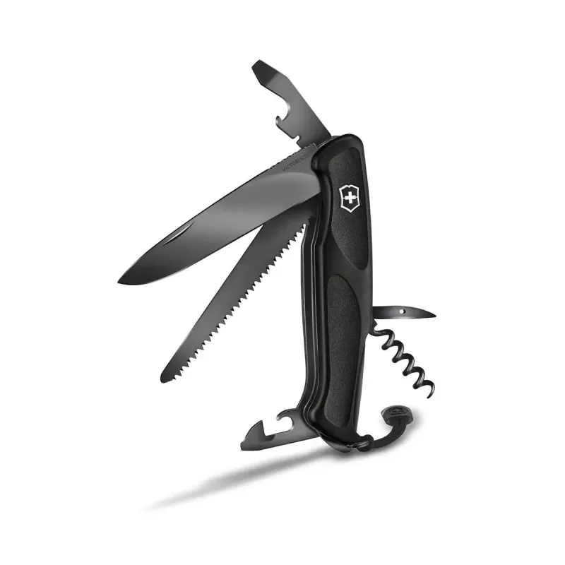 Victorinox Ranger Grip 55 0.9563.C31P navaja multiherramienta, 12 funciones, 130 mm, Onyx Black