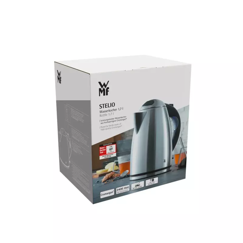 Hervidor de agua WMF Stelio 0413020012 1,7 L 2400 W negro, acero inoxidable
