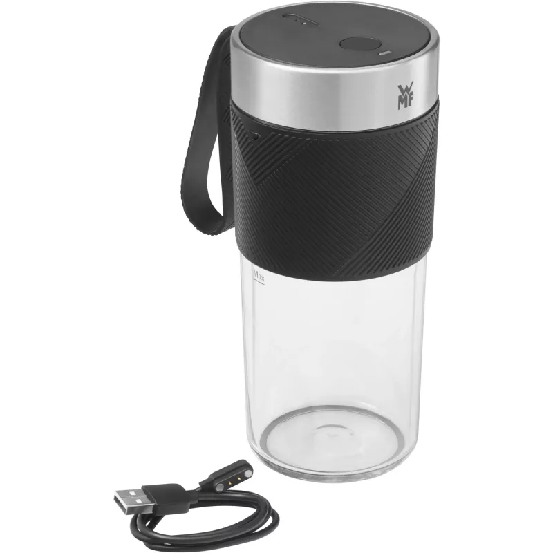 Batidora de vaso WMF KITCHENminis 0416700011 0,3 L 50 W negra, acero inoxidable, transparente