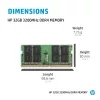 HP DDR4 - Módulo - 32 GB - SO DIMM 260-PIN - 3200 MHz / PC4-25600