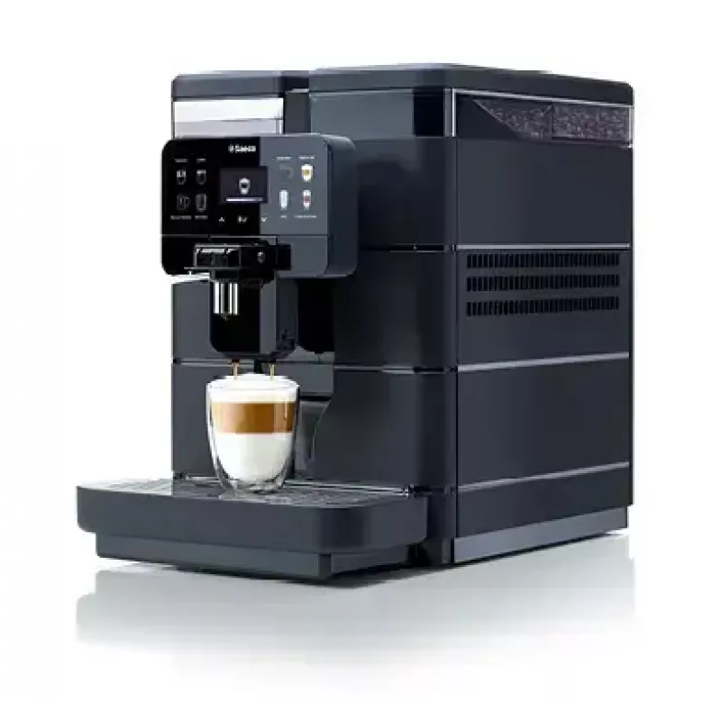 Cafetera espresso Saeco New Royal OTC — semiautomática, depósito de agua de 2,5 l, depósito de café en grano de 600 g, molinillo integrado, control táctil, Bluetooth