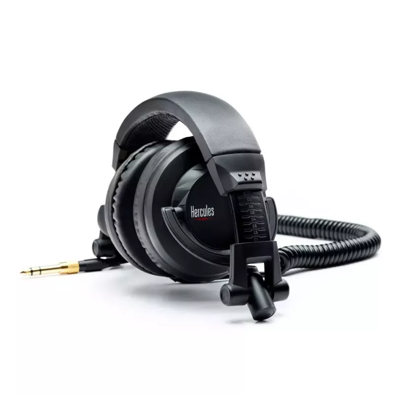 Hercules HDP DJ45 auriculares con cable de diadema música negros