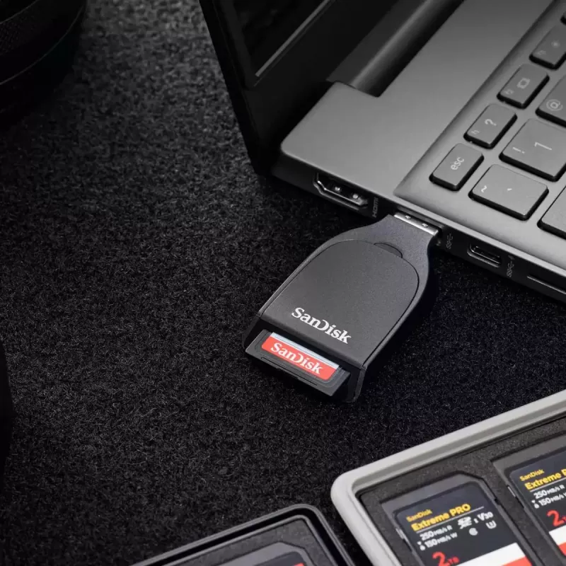 Lector de tarjetas SanDisk 1 ud. USB 3.2 Gen 1 Type-A SDDR-C731-GNANN