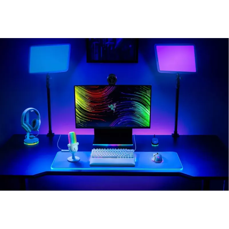 Micrófono para PC Razer Seiren V3 Chroma White