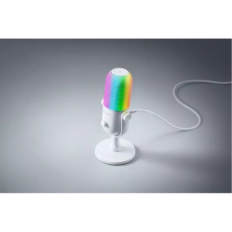 Micrófono para PC Razer Seiren V3 Chroma White