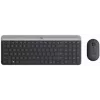 Logitech MK470 teclado + ratón inalámbricos, grafito, ratón incluido, QWERTY US, USB