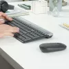 Logitech MK470 teclado + ratón inalámbricos, grafito, ratón incluido, QWERTY US, USB