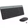 Logitech MK470 teclado + ratón inalámbricos, grafito, ratón incluido, QWERTY US, USB