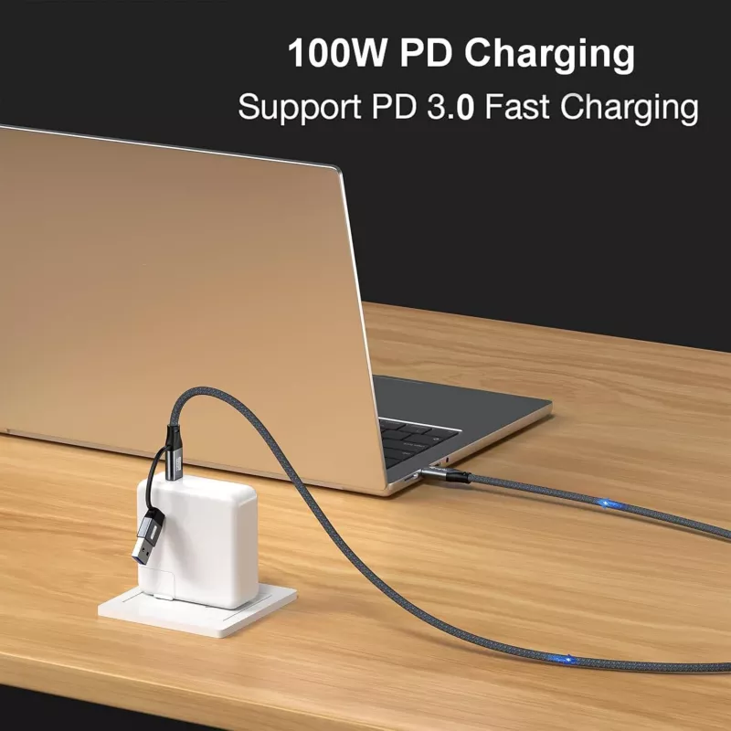 Equip 128432 cable USB USB 3.2 Gen 2x2 2 m USB A/USB C USB C negro