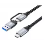 Equip 128433 cable USB USB 3.2 Gen 2x2 3 m USB A/USB C USB C negro