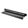 Equip panel de gestión de cables para montaje en rack de 19