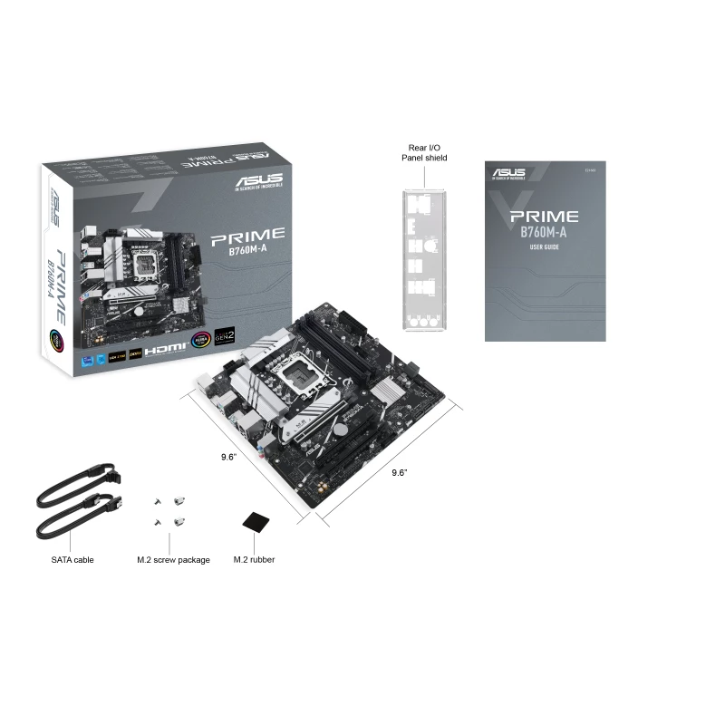 Placa base ASUS PRIME B760M-A-CSM Intel B760 LGA 1700 micro ATX