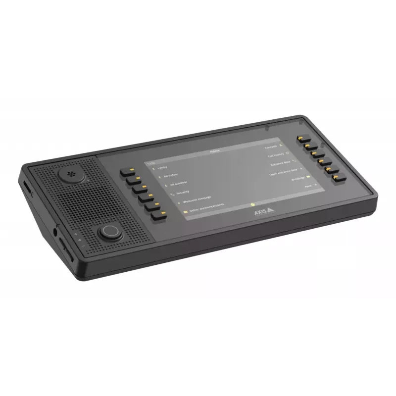 AXIS C6110 Consola de paginación de red, pantalla de 7 pulgadas 1024x600, SIP, negro