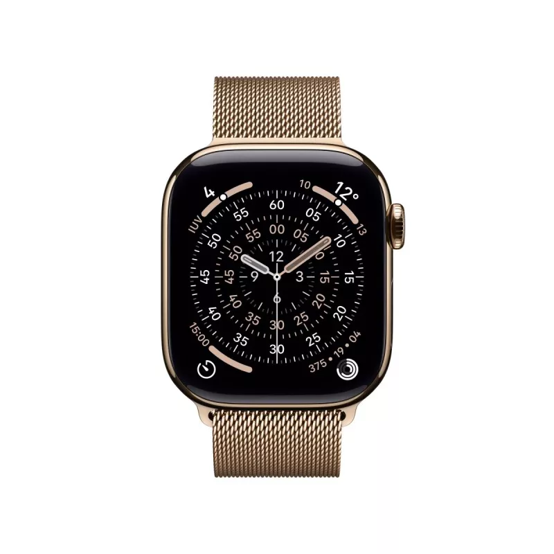 APPLE Watch Series 11 GPS + Cellular 42mm Caja de titanio dorado con Milanese Loop dorado