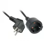 Alargador de corriente Lindy 30245 5m 2 salidas AC Interior Negro