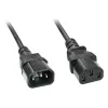 Lindy 2m Cable alargador C14 a C13, 2 m, Conector hembra C14, Conector hembra C13, H05VV-F3G
