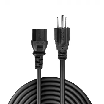 Lindy 2m Cable de alimentación US 3 pines a C13, 2 m, Conector hembra C13