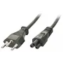 Lindy 30412 Cable de alimentación Negro 2 m Conector hembra C5
