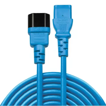 Lindy 1m Cable alargador IEC C13, Azul