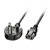 Lindy 2m Cable de alimentación UK a IEC C13