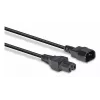 Lindy 2m Cable de alimentación IEC C14 a IEC C15 'Hot Condition', Negro