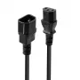 Lindy cable de extensión IEC de 0,5 m, negro