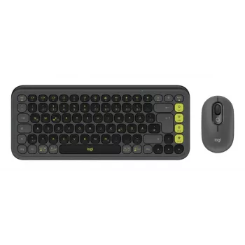 Logitech POP Icon Combo Mini teclado y ratón, inalámbrico, Bluetooth, QWERTZ alemán