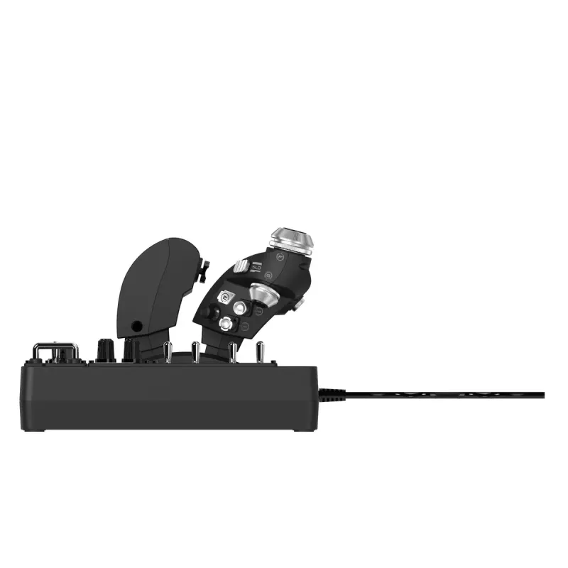 Logitech G X56 H.O.T.A.S. joystick y acelerador (Saitek Pro Flight X56 Rhino), con cable USB, PC, negro