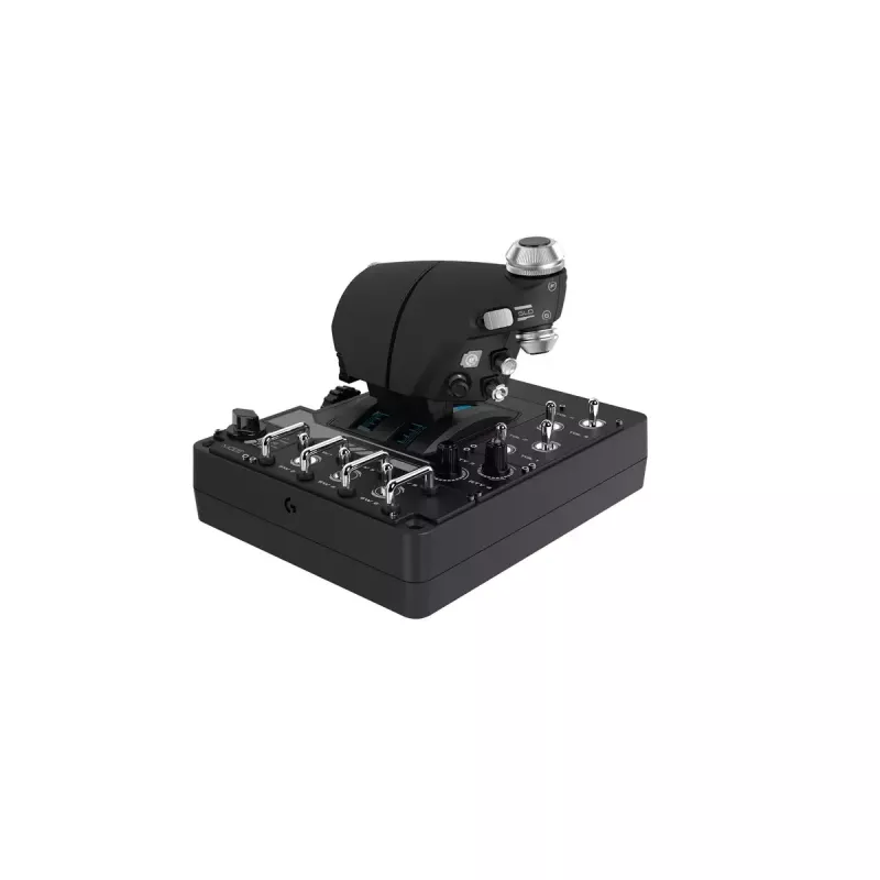 Logitech G X56 H.O.T.A.S. joystick y acelerador (Saitek Pro Flight X56 Rhino), con cable USB, PC, negro