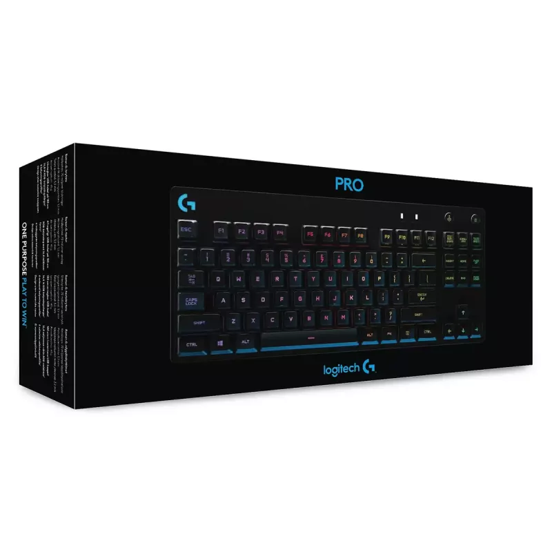 Teclado mecánico gaming Logitech G PRO Tenkeyless RGB LED