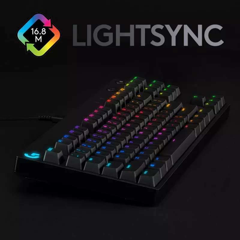 Teclado mecánico gaming LOGITECH G Pro Negro Qwerty US/Int'l