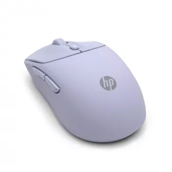 Ratón inalámbrico silencioso HP 400 Lila, ambidiestro, RF Wireless + Bluetooth, 6000 DPI, Lila